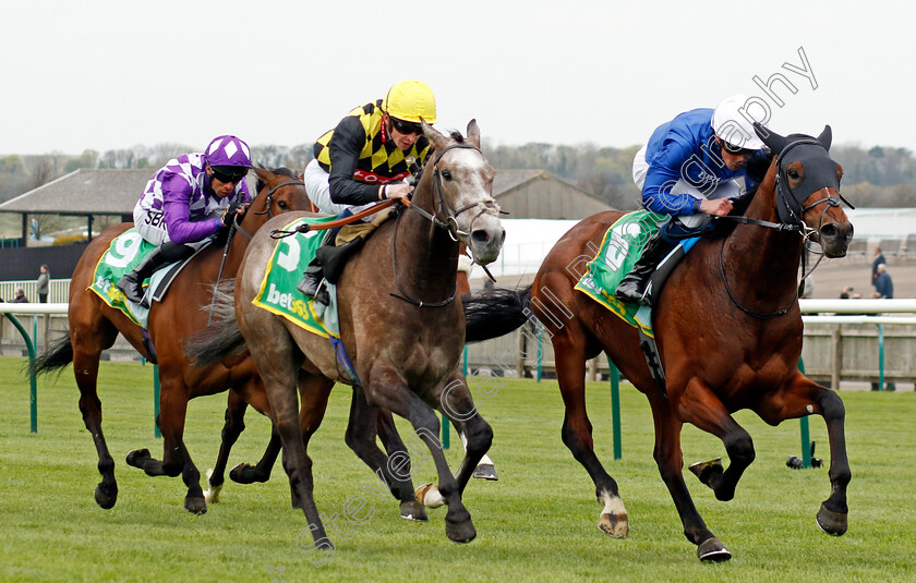 Majestic-Pride-0001 
 MAJESTIC PRIDE (right, William Buick) beats HOLGUIN (left) in The bet365 British EBF Conditions Stakes
Newmarket 18 Apr 2023 - Pic Steven Cargill / Racingfotos.com