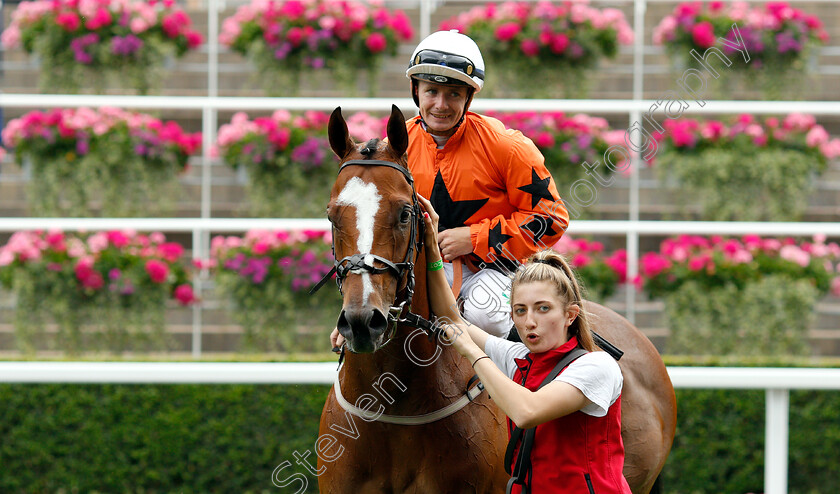 Only-Spoofing-0005 
 ONLY SPOOFING (Kieran O'Neill) after The Neptune Investment Management Supports Child Bereavement UK Handicap
Ascot 26 Jul 2019 - Pic Steven Cargill / Racingfotos.com