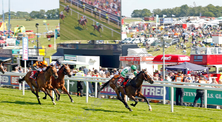 Cadillac-0004 
 CADILLAC (Kevin Stott) wins The Betfred Handicap
Epsom 2 Jun 2023 - pic Steven Cargill / Racingfotos.com