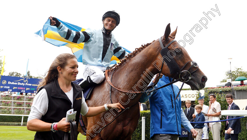 Cleonte-0006 
 CLEONTE (Per-Anders Graberg) after The Dubai Duty Free Shergar Cup Stayers
Ascot 11 Aug 2018 - Pic Steven Cargill / Racingfotos.com