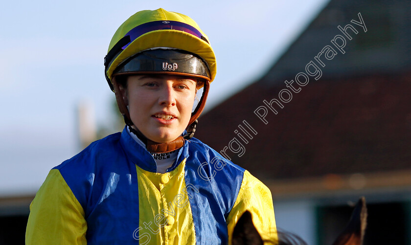 Saffie-Osborne-0001 
 Saffie Osborne after winning The Free Digital Racecard At raceday-ready.com Handicap on BALMORAL LADY
Yarmouth 22 Oct 2024 - Pic Steven Cargill / Racingfotos.com