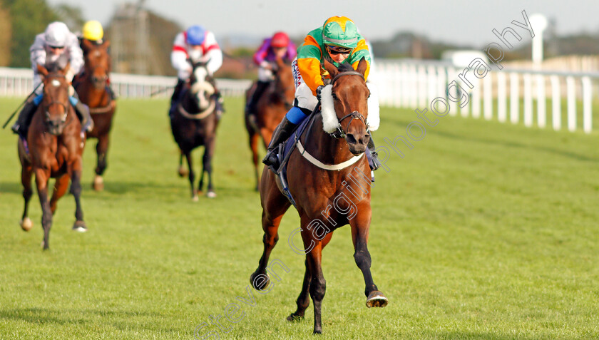 Gamesters-Icon-0006 
 GAMESTERS ICON (Megan Nicholls) wins The Nailsea Electrical Kitchen And Appliance Fillies Handicap
Bath 16 Oct 2019 - Pic Steven Cargill / Racingfotos.com