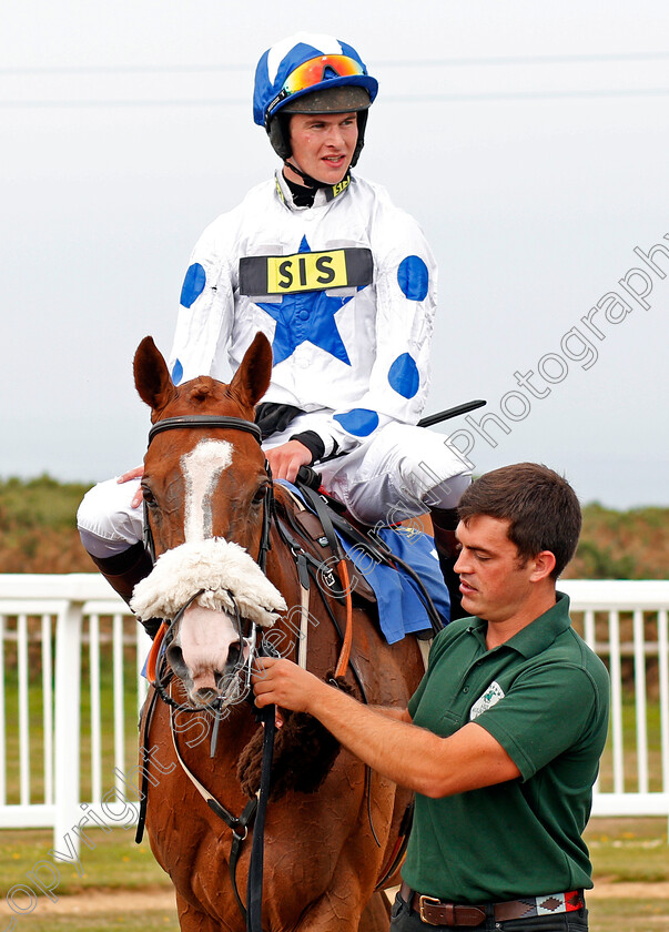 Magical-Thomas-0007 
 MAGICAL THOMAS (Brendan Powell) after The Lady Brenda Cook Memorial Handicap Hurdle
Les Landes Jersey 26 Aug 2019 - Pic Steven Cargill / Racingfotos.com