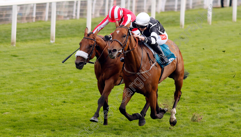 Reach-0004 
 REACH (right, Joanna Mason) beats SISYPHUS STRENGTH (left) in The Assured Data Protection EBF Fillies Handicap
York 25 Aug 2023 - Pic Steven Cargill / Racingfotos.com