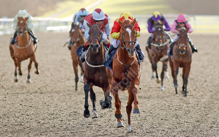 Harrison-Point-0002 
 HARRISON POINT (Hollie Doyle) beats THE WEED MACHINE (left) in The Ladbrokes Where The Nation Plays EBF Novice Stakes
Lingfield 9 Dec 2019 - Pic Steven Cargill / Racingfotos.com