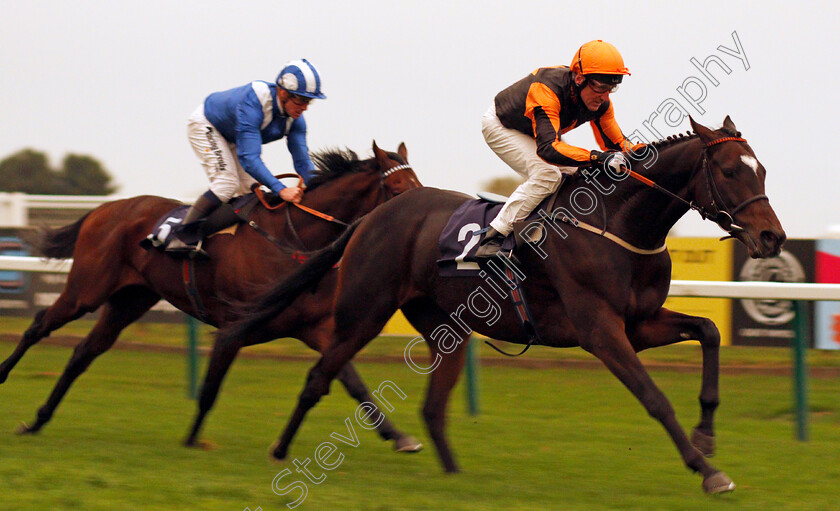 Blaze-Of-Hearts-0003 
 BLAZE OF HEARTS (John Egan) wins The Racing Welfare Handicap Yarmouth 16 Oct 2017 - Pic Steven Cargill / Racingfotos.com