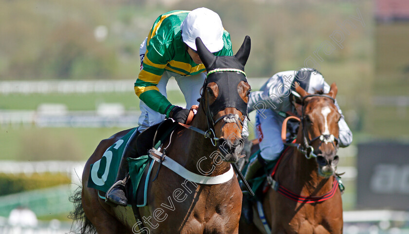 Dame-De-Compagnie-0006 
 DAME DE COMPAGNIE (Barry Geraghty) wins The Huw Stevens Jo Whiley Afterparty Onsale Mares Novices Hurdle Cheltenham 19 Apr 2018 - Pic Steven Cargill / Racingfotos.com