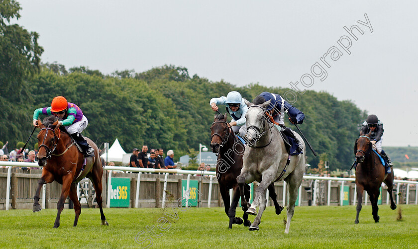 Snow-Lantern-0003 
 SNOW LANTERN (right, Sean Levey) beats LADY BOWTHORPE (left) in The Tattersalls Falmouth Stakes
Newmarket 9 Jul 2021 - Pic Steven Cargill / Racingfotos.com