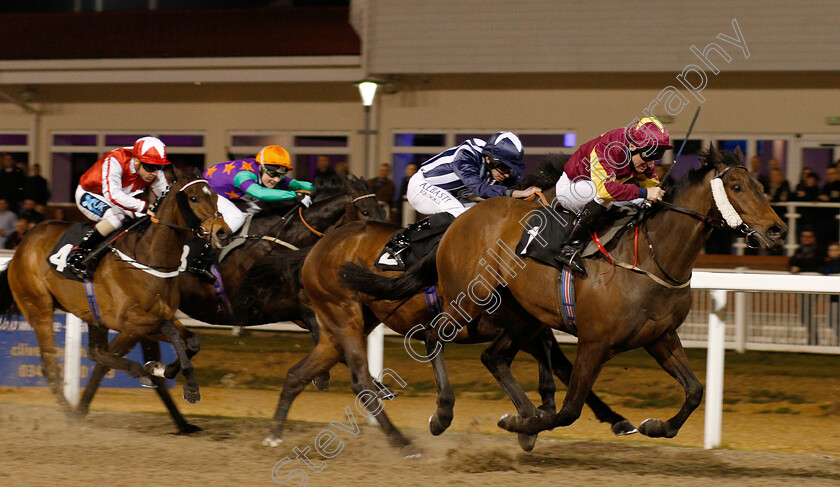 Executive-Force-0002 
 EXECUTIVE FORCE (John Egan) wins The Bet totequadpot At totesport.com Handicap
Chelmsford 21 Feb 2019 - Pic Steven Cargill / Racingfotos.com