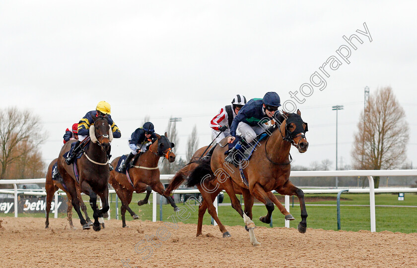 Capla-Spirit-0002 
 CAPLA SPIRIT (Ross Birkett) wins The Play 4 To Score At Betway Amateur Jockeys Handicap
Southwell 13 Feb 2022 - Pic Steven Cargill / Racingfotos.com