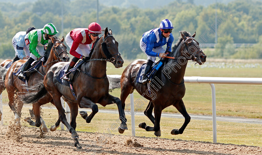 Thumur-and-Colonize-0001 
 THUMUR (right, Dane O'Neill) with COLONIZE (left, David Egan)
Wolverhampton 11 Aug 2020 - Pic Steven Cargill / Racingfotos.com