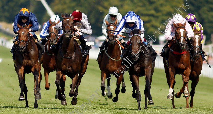 Al-Anoud-0004 
 AL ANOUD (2nd left, Hector Crouch) beats POWER OF DESTINY (2nd right) and WARDA JAMILA (left) in The British Stallion Studs EBF Fillies Handicap
Goodwood 31 Jul 2024 - Pic Steven Cargill / Racingfotos.com