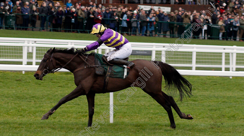 Agrapart-0003 
 AGRAPART (Lizzie Kelly) wins The galliardhomes.com Cleeve Hurdle Cheltenham 27 Jan 2018 - Pic Steven Cargill / Racingfotos.com