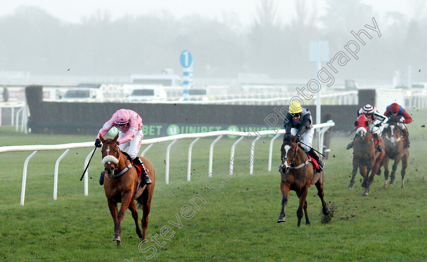 Eddiemaurice-0001 
 EDDIEMAURICE (Nick Scholfield) wins The 32Red Download The App Handicap Hurdle
Kempton 27 Dec 2018 - Pic Steven Cargill / Racingfotos.com