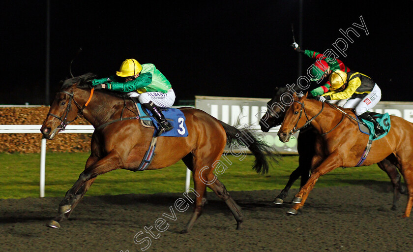 Uzincso-0003 
 UZINCSO (Luke Morris) wins The Unibet New Instant Roulette Handicap
Kempton 24 Feb 2021 - Pic Steven Cargill / Racingfotos.com