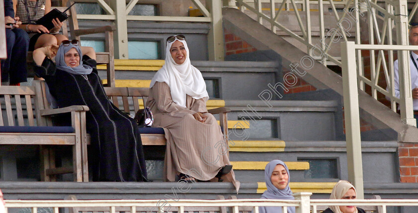 Hissa-0001 
 Sheikha Hissa Hamdan al Maktoum enjoying the racing
Newmarket 30 Jul 2022 - Pic Steven Cargill / Racingfotos.com