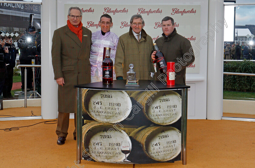 Bless-The-Wings-0007 
 Presentation to Gordon Elliott and Davy Russell for The Glenfarclas Cross Country Handicap Chase Cheltenham 15 Dec 2017 - Pic Steven Cargill / Racingfotos.com