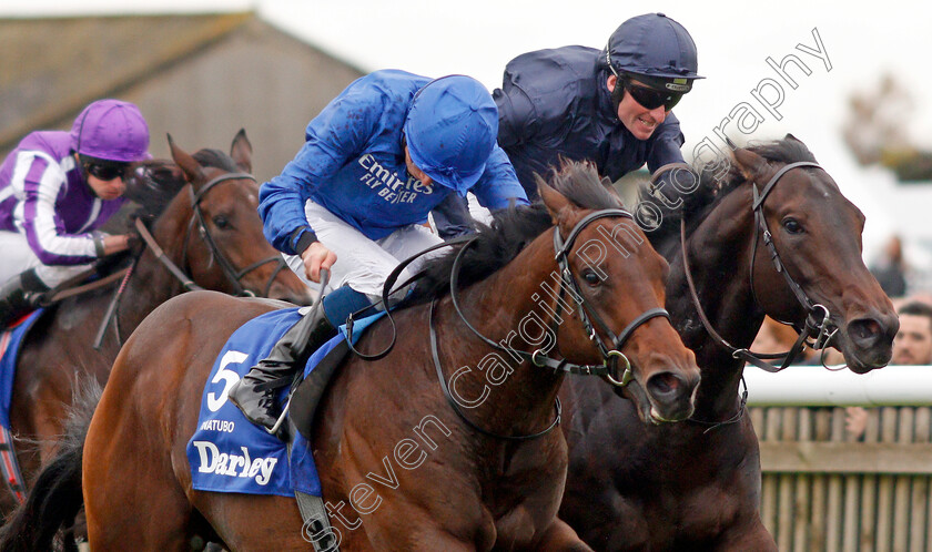 Pinatubo-0007 
 PINATUBO (William Buick) beats ARIZONA (right) in The Darley Dewhurst Stakes
Newmarket 12 Oct 2019 - Pic Steven Cargill / Racingfotos.com