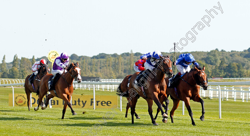 Humanitarian-0001 
 HUMANITARIAN (James Doyle) beats DUBAI FUTURE (right) in The Dubai Duty Free Handicap
Newbury 18 Sep 2020 - Pic Steven Cargill / Racingfotos.com