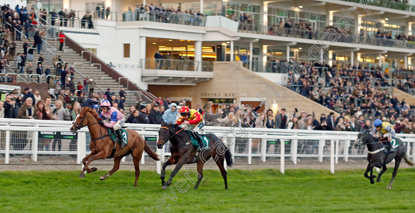 Fortune-De-Mer-0003 
 FORTUNE DE MER (Harry Skelton) beats BLOCK ROCKIN BEATS (right) in The Junior Jumpers Open National Hunt Flat Race
Cheltenham 17 Nov 2024 - Pic Steven Cargill / racingfotos.com