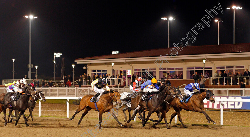 Jabalaly-0002 
 JABALALY (right, Jim Crowley) beats BALLADEER (centre) and DARGEL (left) in The Bet In Play At totesport.com Handicap
Chelmsford 24 Oct 2019 - Pic Steven Cargill / Racingfotos.com