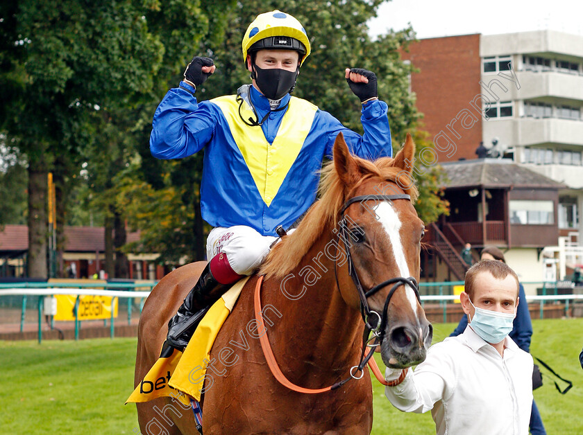 Dream-Of-Dreams-0013 
 DREAM OF DREAMS (Oisin Murphy) after winning The Betfair Sprint Cup
Haydock 5 Sep 2020 - Pic Steven Cargill / Racingfotos.com