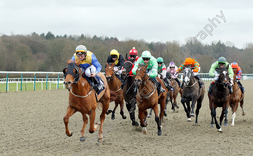 Brockey-Rise-0001 
 BROCKEY RISE (Katherine Begley) wins The Play 4 To Score At Betway Handicap
Lingfield 25 Jan 2019 - Pic Steven Cargill / Racingfotos.com