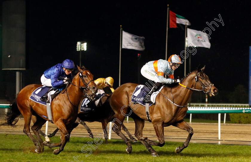 Coachello-0005 
 COACHELLO (Pat Dobbs) wins The Dubai Sprint
Meydan 27 Jan 2023 - Pic Steven Cargill / Racingfotos.com