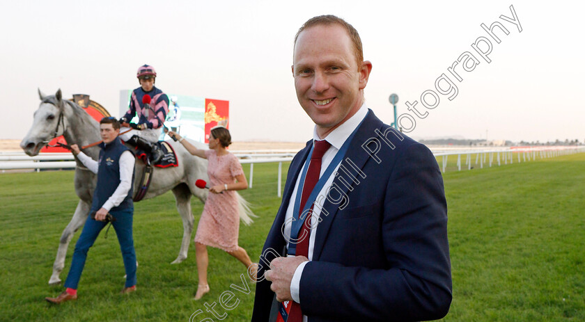 Lord-Glitters-&-o Meara-0002 
 Trainer David O'Meara after LORD GLITTERS (Jason Watson) won The Bahrain International Trophy
Sakhir Racecourse, Bahrain 19 Nov 2021 - Pic Steven Cargill / Racingfotos.com