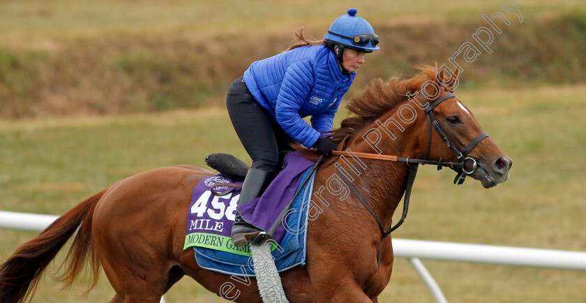 Modern-Games-0005 
 MODERN GAMES training for the Breeders' Cup Mile
Keeneland USA 1 Nov 2022 - Pic Steven Cargill / Racingfotos.com