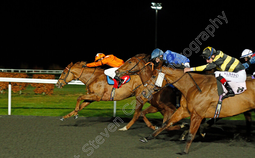 Suns-Up-Guns-Up-0003 
 SUNS UP GUNS UP (Charles Bishop) beats TURN OF PHRASE (blue) and BAASHIQ (right) in The Join Racing TV Now Handicap
Kempton 13 Jan 2021 - Pic Steven Cargill / Racingfotos.com