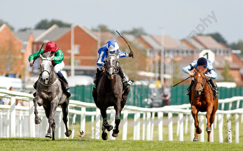 Technician-0001 
 TECHNICIAN (left, Rob Hornby) beats MORANDO (centre) in The Unibet Geoffrey Freer Stakes
Newbury 17 Aug 2019 - Pic Steven Cargill / Racingfotos.com