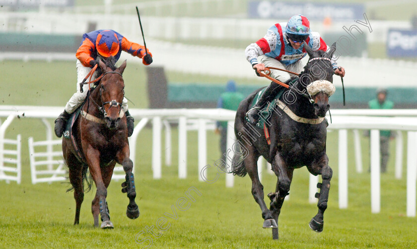 Saint-Calvados-0002 
 SAINT CALVADOS (Gavin Sheehan) wins The Randox Health Handicap Chase
Cheltenham 26 Oct 2019 - Pic Steven Cargill / Racingfotos.com