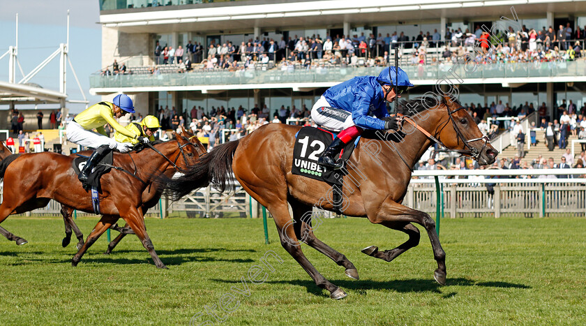 Soft-Whisper-0005 
 SOFT WHISPER (Frankie Dettori) wins The Unibet 3 Uniboosts A Day EBF Rosemary Stakes'
Newmarket 24 Sep 2021 - Pic Steven Cargill / Racingfotos.com