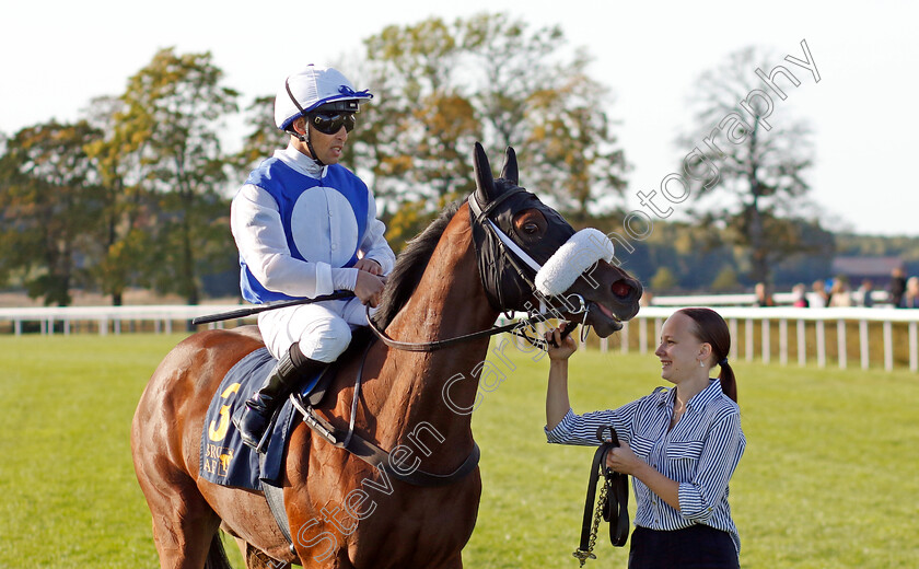 Crystal-Love-0008 
 CRYSTAL LOVE (Sandro De Paiva) winner of The Appel Au Maitre Svealandlopning
Bro Park, Sweden , 15 Sep 2024 - Pic Steven Cargill / Racingfotos.com