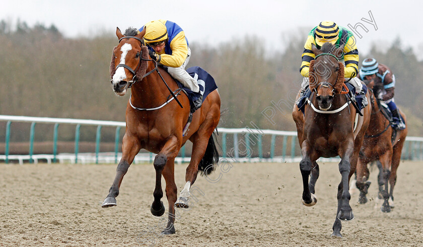 Renardeau-0005 
 RENARDEAU (left, Tom Marquand) beats GIVING GLANCES (right) in The Betway Handicap
Lingfield 4 Mar 2020 - Pic Steven Cargill / Racingfotos.com