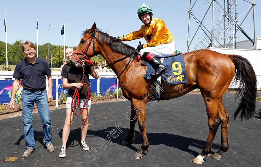 Mindbender-0006 
 MINDBENDER (Sophie Ralston) after winning The Women Jockeys' World Cup Leg3
Bro Park Sweden 30 Jun 2019 - Pic Steven Cargill / Racingfotos.com