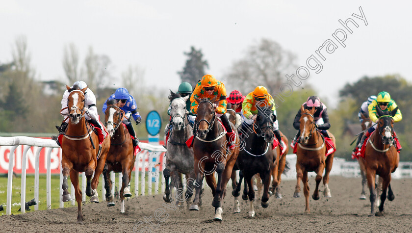 Cemhaan-0003 
 CEMHAAN (left, Neil Callan) beats KILLYBEGS WARRIOR (centre) in The Virgin Bet Every Saturday Money Back Roseberry Handicap
Kempton 6 Apr 2024 - Pic Steven Cargill / Racingfotos.com