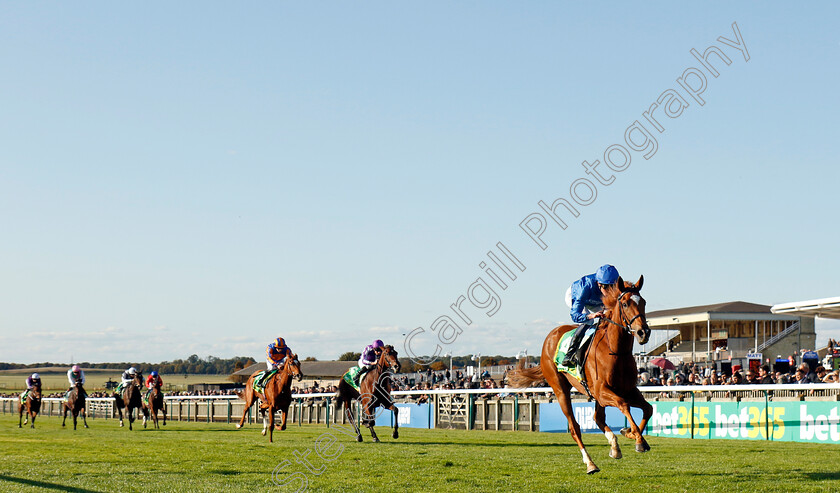 Desert-Flower-0005 
 DESERT FLOWER (William Buick) wins The bet365 Fillies Mile
Newmarket 11 Oct 2024 - pic Steven Cargill / Racingfotos.com