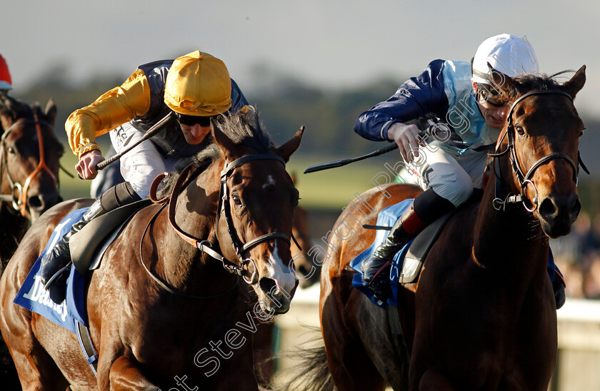 Fair-Angellica-0001 
 FAIR ANGELLICA (right, David Egan) beats WITNESS STAND (left) in The Godolphin Flying Start Nursery
Newmarket 14 Oct 2023 - Pic Steven Cargill / Racingfotos.com