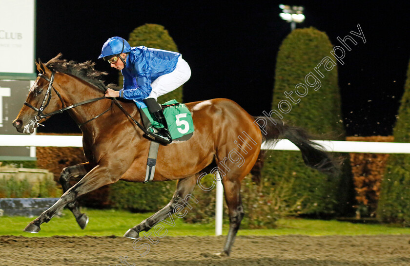 Musical-Dancer-0001 
 MUSICAL DANCER (William Buick) wins The Unibet More Extra Place Races Maiden Stakes Div2
Kempton 14 Feb 2024 - Pic Steven Cargill / Racingfotos.com