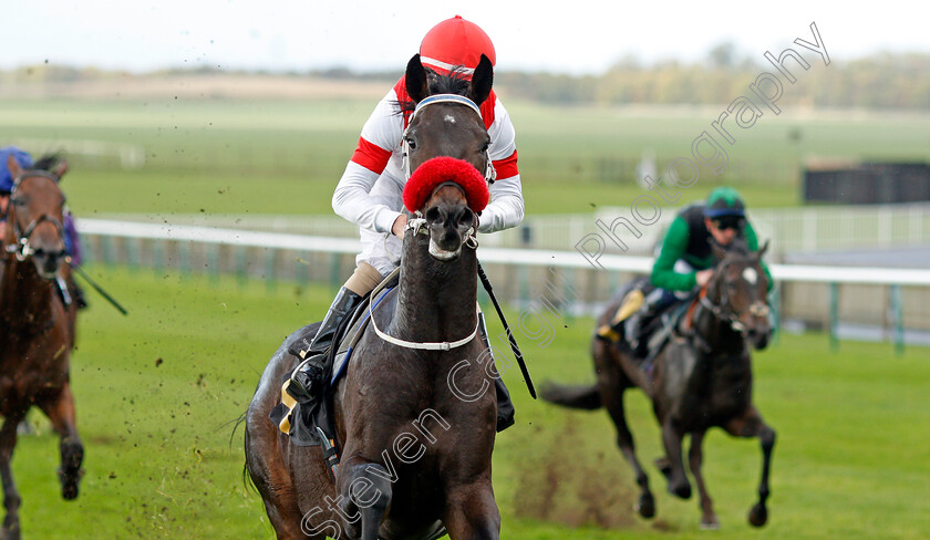 Claymore-0007 
 CLAYMORE (Joe Fanning) wins The Racing TV Novice Stakes
Newmarket 20 Oct 2021 - Pic Steven Cargill / Racingfotos.com