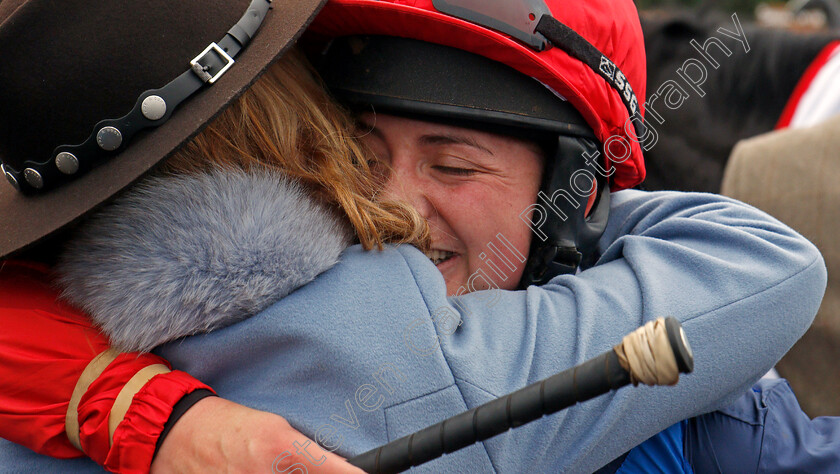 Bryony-Frost-0001 
 BRYONY FROST after winning The 32Red Kauto Star Novices Chase on BLACK CORTON Kempton 26 Dec 2017 - Pic Steven Cargill / Racingfotos.com