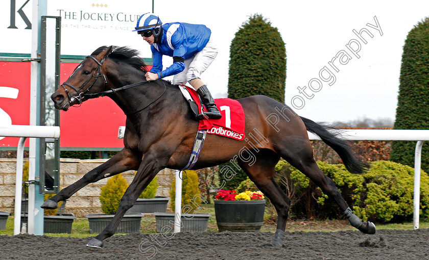 Al-Zaraqaan-0004 
 AL ZARAQAAN (Richard Kingscote) wins The Ladbrokes Roseberry Handicap
Kempton 27 Mar 2021 - Pic Steven Cargill / Racingfotos.com