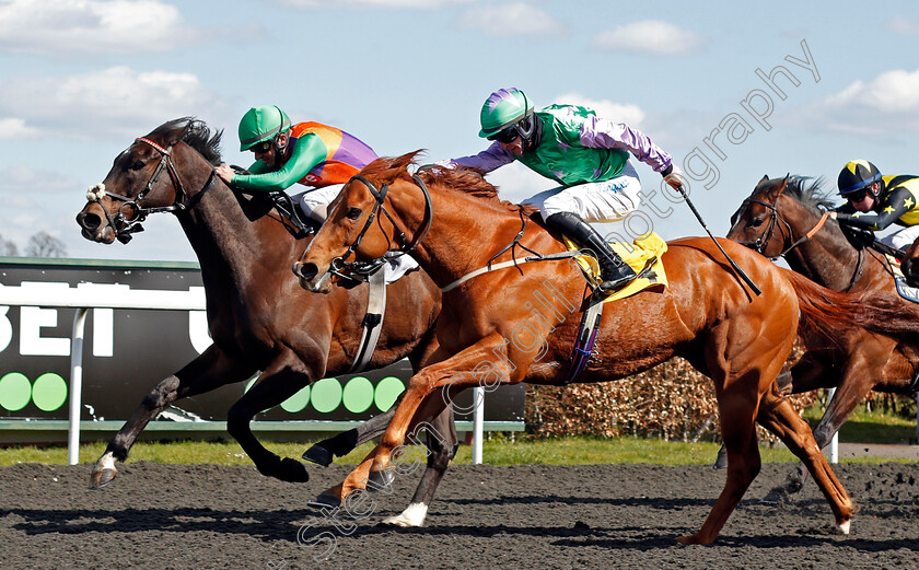 Royal-Birth-0003 
 ROYAL BIRTH (farside, Andrea Atzeni) beats LIHOU (nearside) in The Try New Super Boosts At Unibet Handicap
Kempton 5 Apr 2021 - Pic Steven Cargill / Racingfotos.com