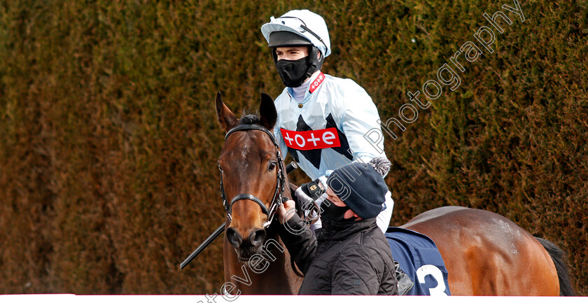 Double-Dealing-0001 
 DOUBLE DEALING (Billy Garritty) before winning The Get Your Ladbrokes Daily Odds Boost Handicap
Wolverhampton 13 Mar 2021 - Pic Steven Cargill / Racingfotos.com