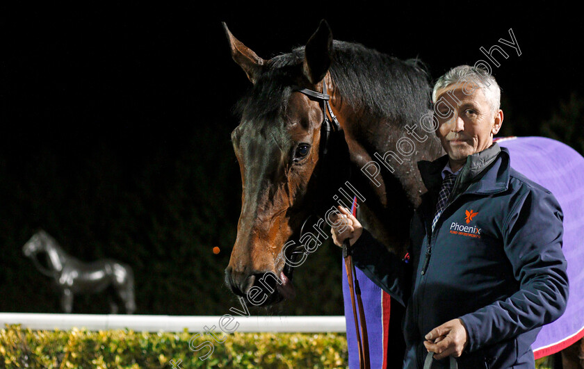 Gronkowski-0011 
 GRONKOWSKI after The Road To The Kentucky Derby Conditions Stakes Kempton 7 Mar 2018 - Pic Steven Cargill / Racingfotos.com