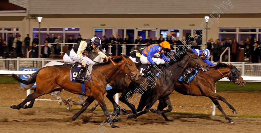 Jabalaly-0004 
 JABALALY (right, Jim Crowley) beats BALLADEER (centre) and DARGEL (left) in The Bet In Play At totesport.com Handicap
Chelmsford 24 Oct 2019 - Pic Steven Cargill / Racingfotos.com