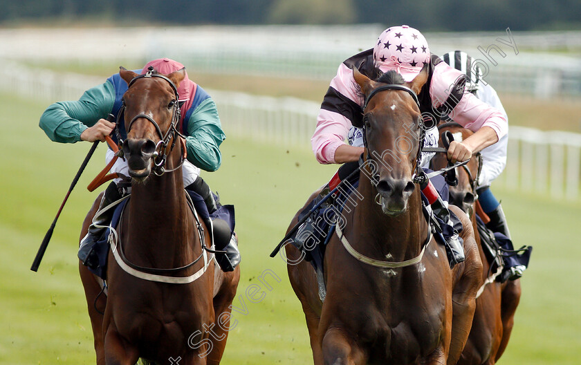 Sea-Fox-0005 
 SEA FOX (right, Adam Kirby) beats REBEL ASSAULT (left) in The Oilfield Insurance Agencies Classified Stakes
Lingfield 25 Jul 2018 - Pic Steven Cargill / Racingfotos.com