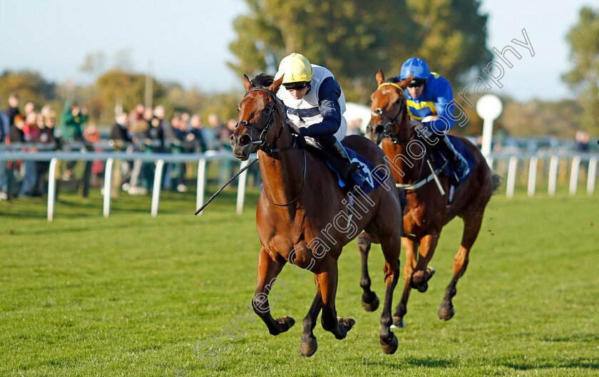 At-Liberty-0002 
 AT LIBERTY (Ryan Moore) wins The Cazoo Search Drive Smile Handicap
Yarmouth 18 Oct 2022 - Pic Steven Cargill / Racingfotos.com